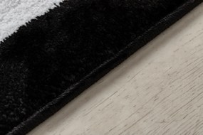 Tapijt HAMPTON Kader zwart - TWEEDE-KLASSE PRODUCT