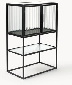 Highboard Boli met gegroefd glas