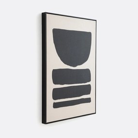 Doek in bedrukt linnen 70x100 cm, Lodga