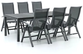 Bellagio Lugo/Fidenza 220cm dining tuinset 7-delig verstelbaar