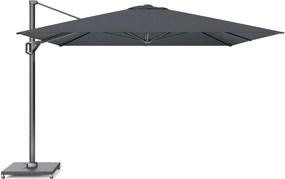 Platinum Challenger zweefparasol 350x350 cm T1 Telescope (excl. voet) Faded Black