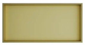 Hotbath &MORE Inbouwbox of inbouwnis - 30x60x10 - Geborsteld messing PVD BOX060BBP