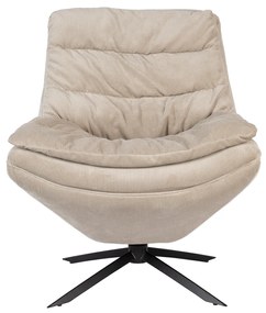 Dutchbone Vince Ribstof Fauteuil Beige