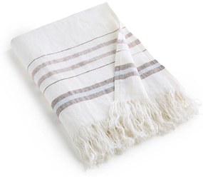 Plaid/fouta in linnen, gestreept , Lagoa