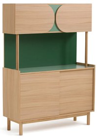 Buffetkast in eikenfineer en Formica, Quillan