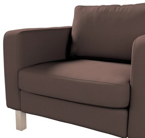 Dekoria IKEA hoes voor Karlstad 1-zit, bruin-zwart