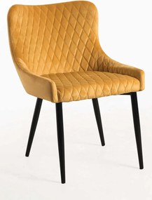 Set van 4 Sanda Fluwelen Stoelen