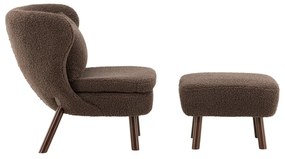 Teddy Fauteuil Met Voetenbank