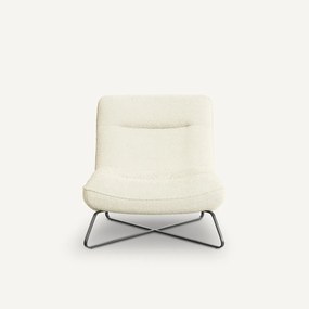 Fauteuil in bouclé stof, Helma