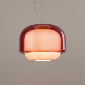 Hanglamp van gekleurd glasØ30,5 cm, KINOKO
