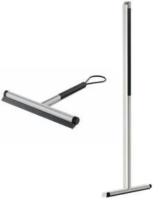 ZACK Jaz glas- en vloerwisser set 2-delig rvs geborsteld