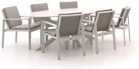 Bellagio Vezzano/Furato ellips 240cm dining tuinset 7-delig