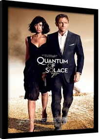Ingelijste poster James Bond - Quantum Of Solace