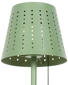 Buiten vloerlamp groen incl. LED 3-staps dimbaar op solar - Ferre Design IP44 Buitenverlichting