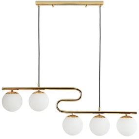 Hanglamp APP1599-5CP Gold