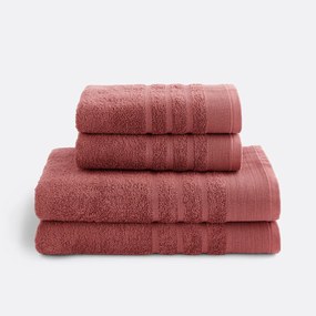 Set van 4 badstof handdoeken 600 g, ZAVARA