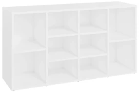 vidaXL Schoenenbank 103x30x54,5 cm bewerkt hout wit