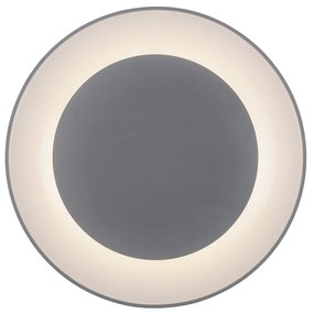 Plafondlamp met dimmer antraciet incl. LED met afstandsbediening - Meidan Modern rond Binnenverlichting Lamp