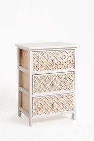 Hulpmeubilair Egle Wit, breed, 3 laden