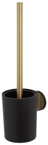 Tiger Tune Toiletborstel met houder Messing geborsteld / Zwart