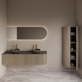 Gliss Design Alluro kolomkast 160cm met ronding links corn silk