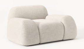 Loungefauteuil Wolke van bouclé