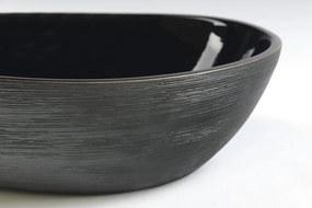 Sapho Priori keramische waskom 51cm zwart