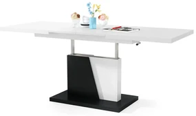 Mazzoni GRAND NOIR wit / zwart, salontafel