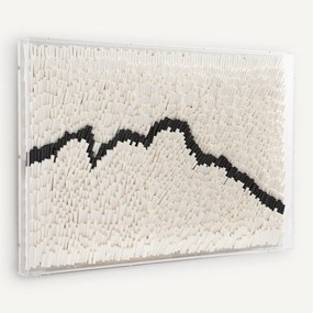 Wanddecoratie in opgerold papier, Kaze