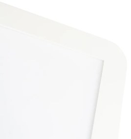Plafonnière wit 40 cm vierkant incl. LED 3-staps dimbaar IP44 - Steve Modern IP44 Binnenverlichting Lamp