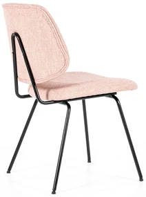 Eleonora Lynn Moderne Eetkamerstoel Roze
