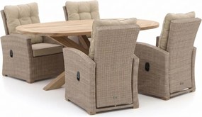 + 10% kassakorting | Diningset Intenso | 4 personen | Tuinset teakhout | 5-delig | Kees Smit Tuinmeubelen