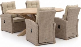 Diningset Intenso | 4 personen | Tuinset teakhout | 5-delig | Kees Smit Tuinmeubelen