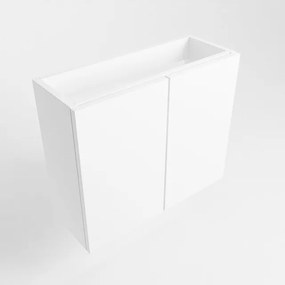 Mondiaz FOWY fonteinonderkast - 60x22x50cm - 2 deuren - push to open - softclose - Talc FOWYTO60Tal2D