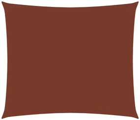 vidaXL Zonnescherm rechthoekig 2,5x4 m oxford stof terracottakleurig