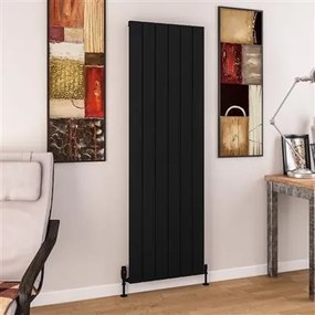 Eastbrook Charlton radiator 55x180cm aluminium 1661W zwart mat