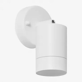 Jaxten Aluminium Buitenwandlamp Wit & ↑16,5 Cm - Sklum