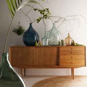 Vaas dame-Jeanne in glas H56 cm, Izolia