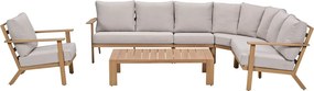 Garden Impressions Ariane loungeset 6-delig - light teak look
