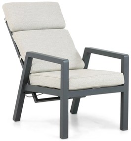 Verstelbare Tuinstoel Aluminium Grijs-antraciet Lifestyle Garden Furniture Albelli