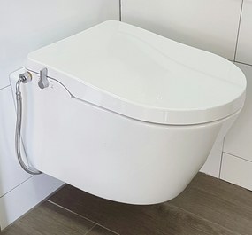 Galva fresh toiletpot met douche wc en bidet zitting met spoelrand