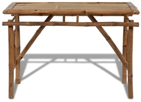 vidaXL Tuintafel inklapbaar 120x50x77 cm bamboe