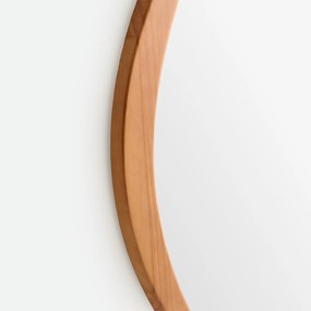 Grote wandspiegel, organische vorm, diameter 100 x hoogte 120 cm, ASTIA