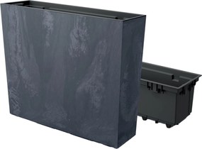 Prosperplast Urbi Case Beton Effect T - Antraciet - 58 cm hoog - Betonlook