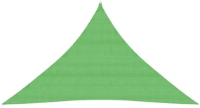 vidaXL Zonnezeil 160 g/m² 5x5x6 m HDPE lichtgroen