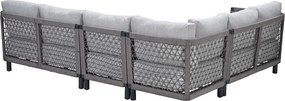 Garden Impressions Oliver loungeset 4-delig - donker grijs