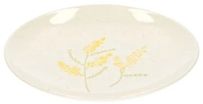 Bord, steengoed, mimosa,Ø 21 cm