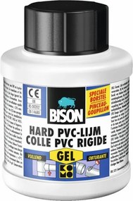Bison hard pvc lijm gel 250 ml + kwastje