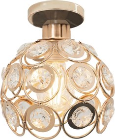 ELEGANTE PLAFONDLAMP APP205-1C KRISTALGOUD