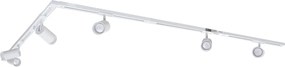 Modern railsysteem met 5 spots wit 1-fase - Iconic Jeana